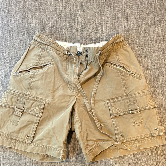 J. Crew Women Khaki Cargo Shorts - Picture 1 of 5